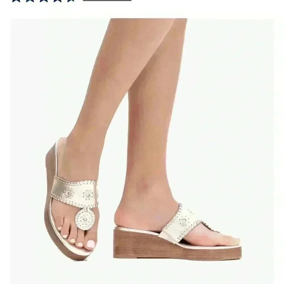 Jack Rogers Stacked Mid Wedge - Picture 6 of 9